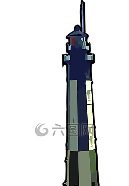 建設,燈塔,塔