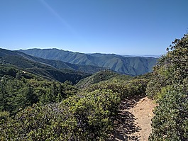 路徑,山,圣地亞哥