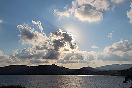 馬洛卡,云,海