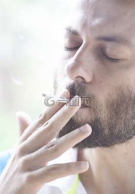 男性,模型,香煙