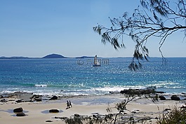 海洋,海灘,澳大利亞