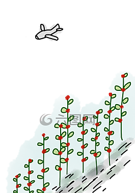 鮮花,植物,飛機(jī)