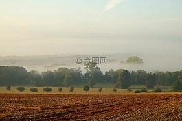 景觀,霧,性質