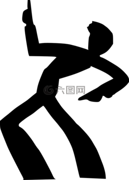 迪斯科,舞蹈,側影