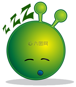 外星人,笑臉,綠色