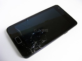 智能手機,破,修復