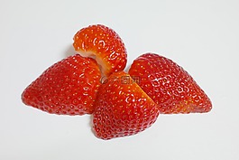 草莓,水果,紅色