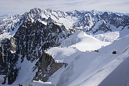 阿爾卑斯山,山,高峰