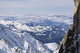 阿爾卑斯山,山,高峰