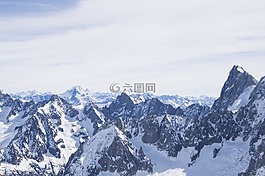 阿爾卑斯山,山,高峰