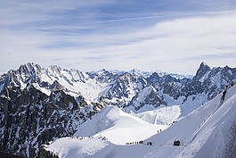 阿爾卑斯山,山,高峰