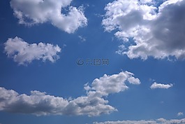 天空,云,夏日的一天