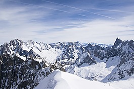 阿爾卑斯山,山,高峰