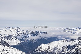 阿爾卑斯山,山,高峰