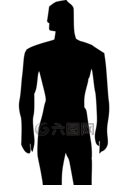 男子,側(cè)影,男