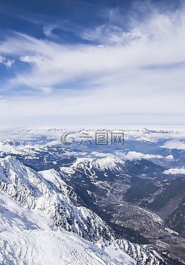 阿爾卑斯山,山,高峰