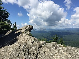 山,石,高峰