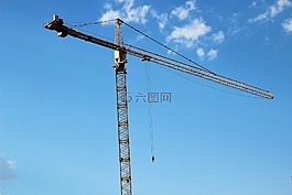 起重機,建設,工作