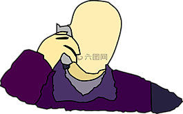 電話,男子,談話