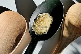 水稻,勺子,勺子米