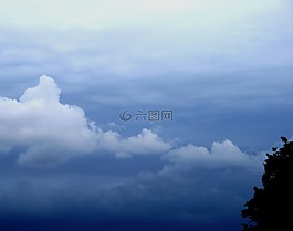 云,漂流,白