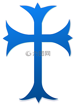交叉,藍色,宗教