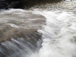 水,溪,自然