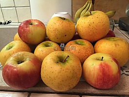 蘋果,黃色,廚房