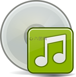 燒傷,創建音頻cd,圖標