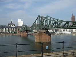 橋,法蘭克福,市中心
