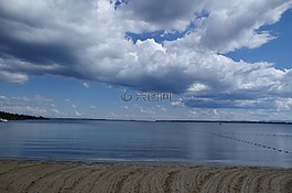天空,藍(lán)色,自然