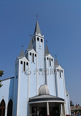 建設(shè),教會(huì),天際線