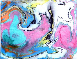 彩畫,水彩畫,顏色