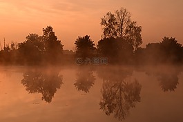 日出,morgenrot,天空