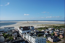 borkum,假期,海灘