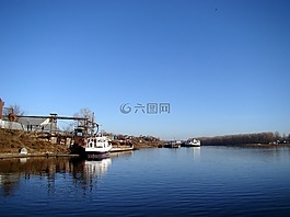 码头,水,河
