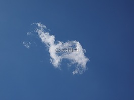 天空,云,夏日的一天