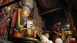 西藏,修道院,佛