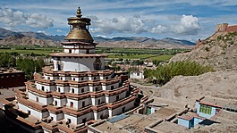 西藏,修道院,廟