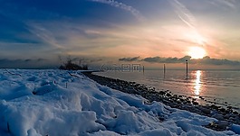 冬天,博登湖,雪