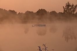 日出,morgenrot,天空