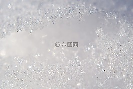 白,冬天,雪