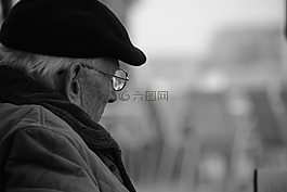 人類,男子,老