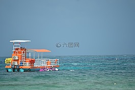 船,海,海灘