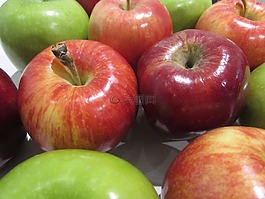 蘋果,紅色,綠色