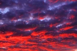 sonnenutnergang,天空,云