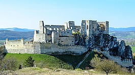 beckovský城堡,beckov,城堡