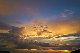 天空,背景,景觀