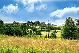 風景,凱爾采,天空