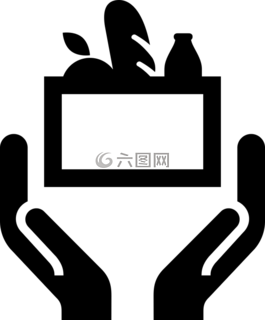 食品,食物银行,图标
